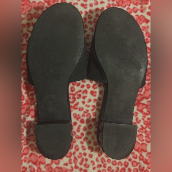 Steve Madden Elegant Black Slide Sandals - Picture 4 of 5